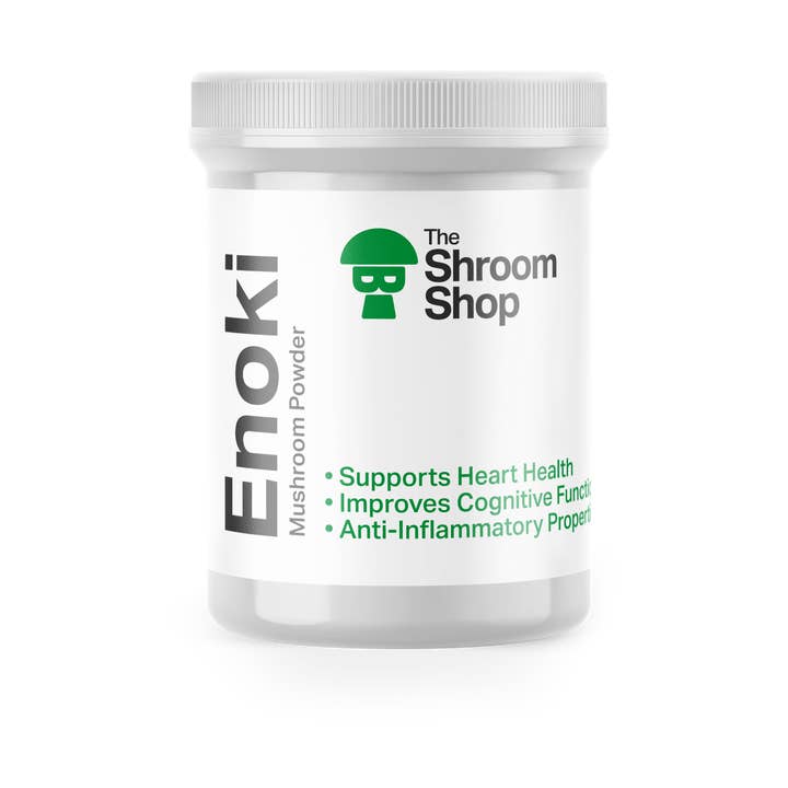 Enoki Mushroom Powder for wholesale by The Shroom Shop