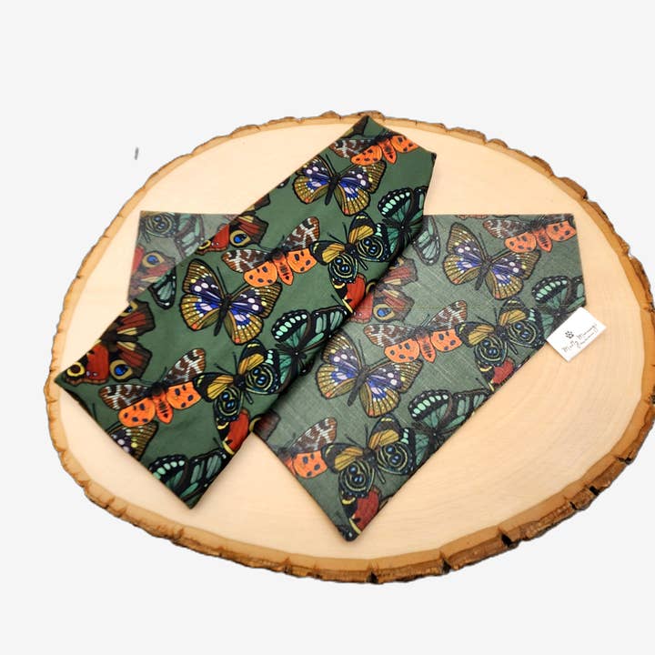 Fjärilar Hårband och Bandana Matchande Set för wholesale av Mutty Mornings