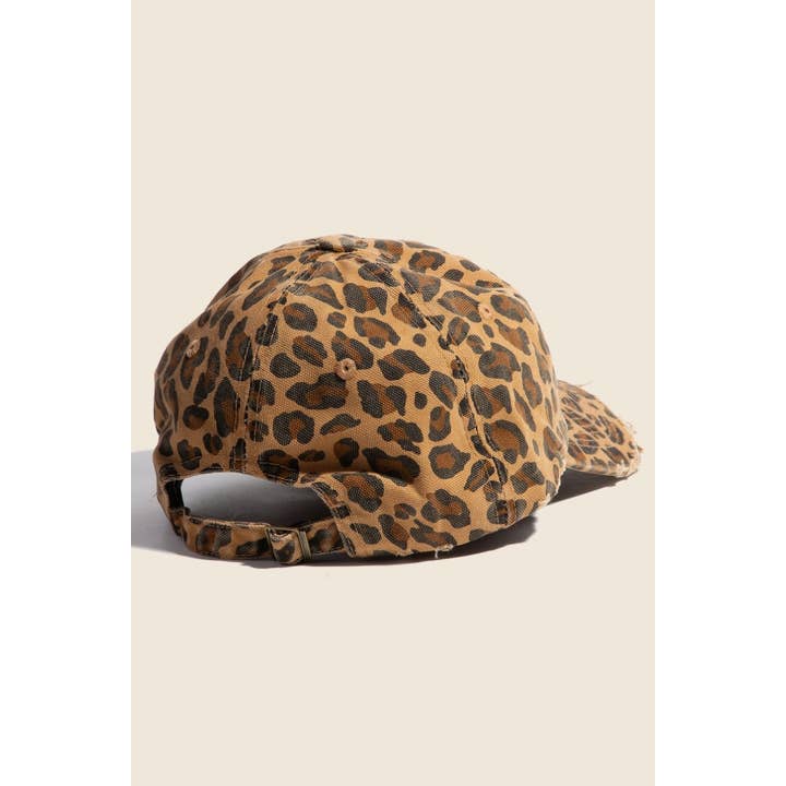 Anarchy Street - Wholesale Baseball Cap - Women's - Leopard Print Baseball Cap2