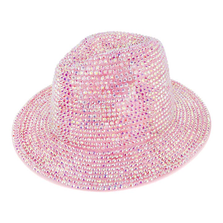 SP Sophia Collection - Wholesale Fedora - Women's - Rhinestone Embellished Fedora Hat3