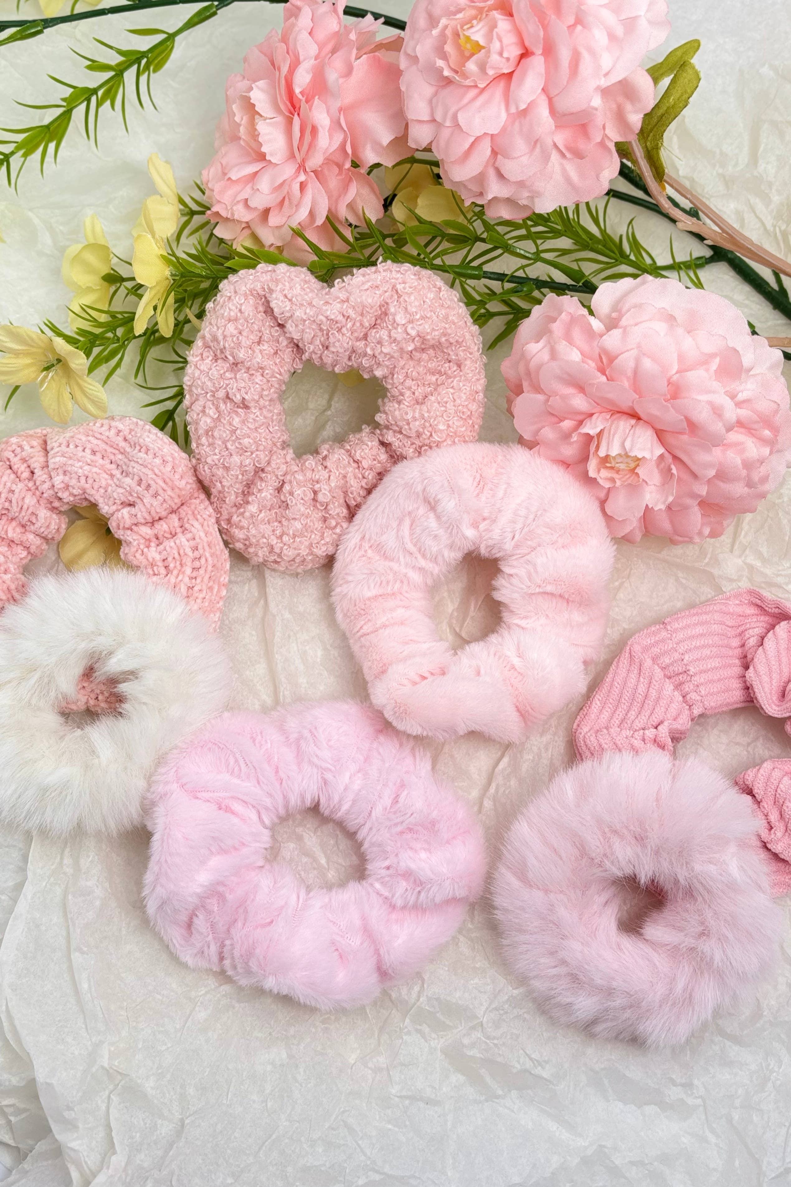 BYREN | ÉLINE L'ATELIER – wholesale Hair tie – Set of 7 elastic scrunchies FQ01-SET7