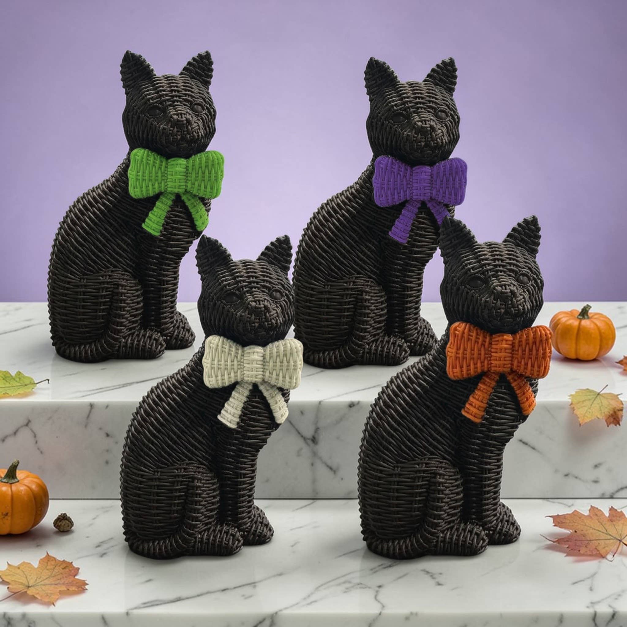 Gia Roma - Wholesale Decorative Figurine - Black Cat Decoration, Farmhouse Halloween Home Decor Statues50