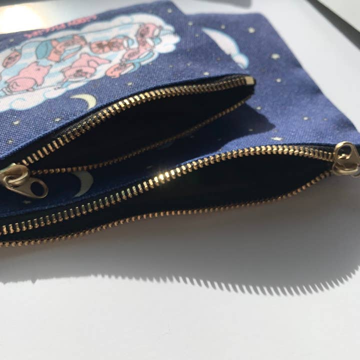 Giddy Piggies - Wholesale Pouch - Women's - Giddy Piggies Bedtime Zipper Pouches3