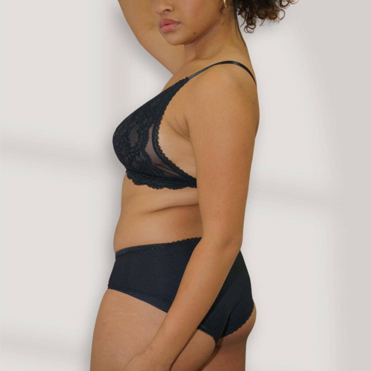 Black Lacey Everyday Wireless Bra for wholesale on Faire4