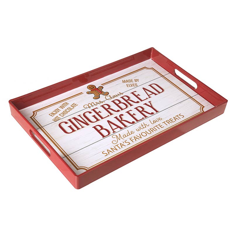 Heaven Sends – wholesale Decorative tray – GINGERBREAD BAKERY TRAY0