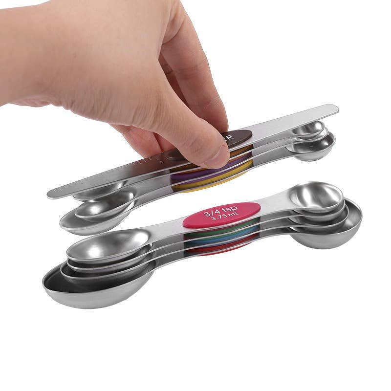 Otterware - Wholesale Measuring Spoon - 9-Piece Magnetic Stainless Steel Measuring Spoon Set8