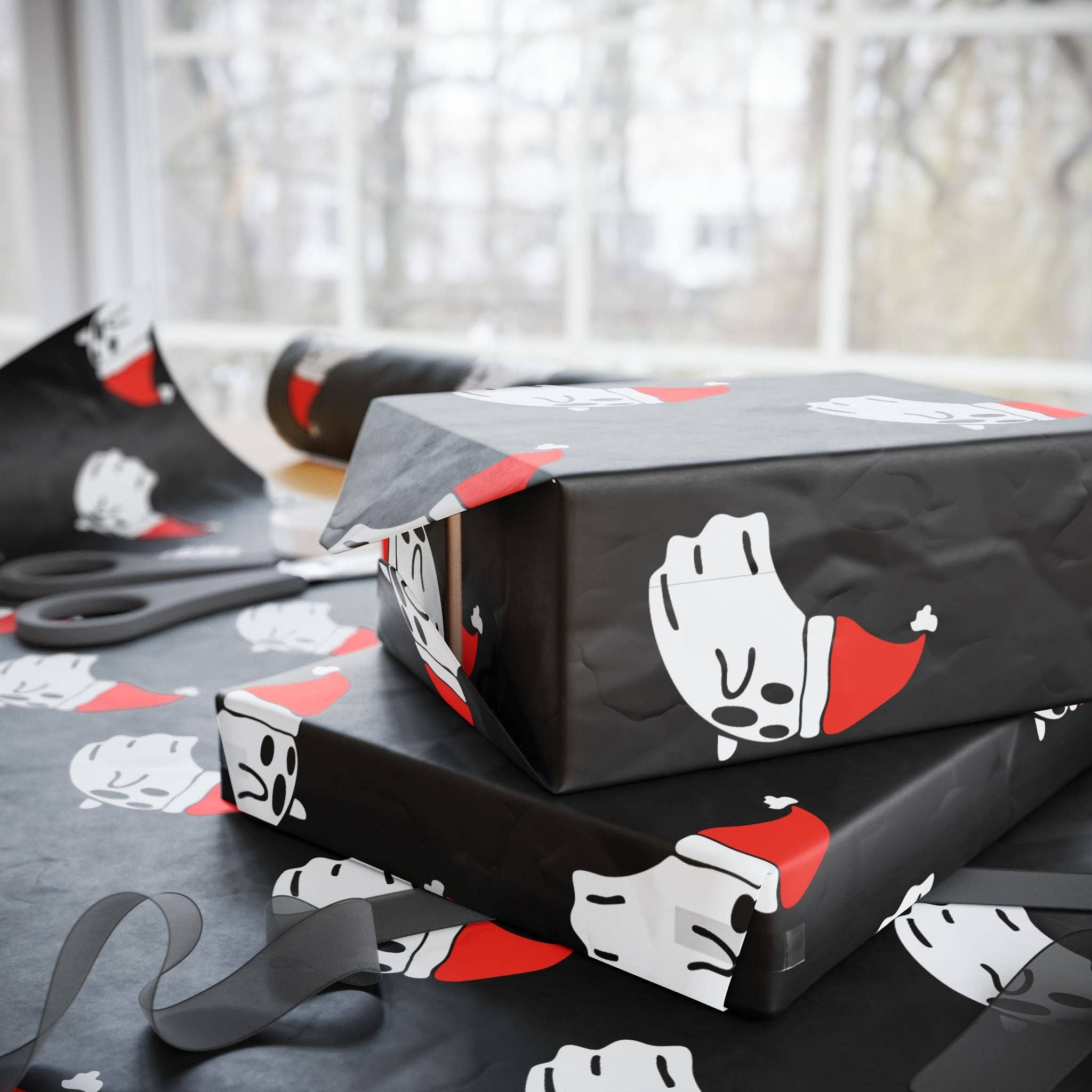 Goth Cloth Co. - Wholesale Flat Wrap - Silent Fright Gift Wrap7