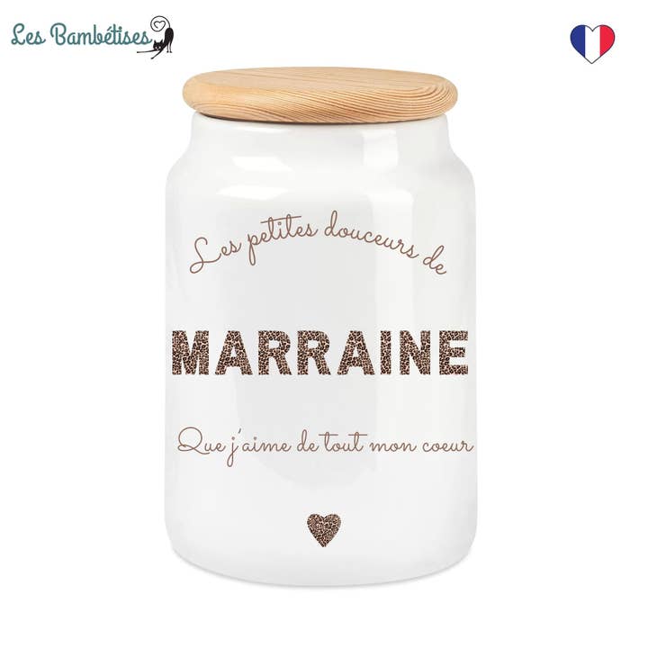 Fairy Godmother Leopard Cookie Jar for wholesale by les bambetises