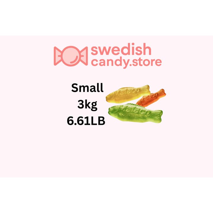Malaco Pastel Fisk – En ægte svensk klassiker 3kg/6.61LB for engroshandel hos Swedish Candy.Store - Swedish Candy