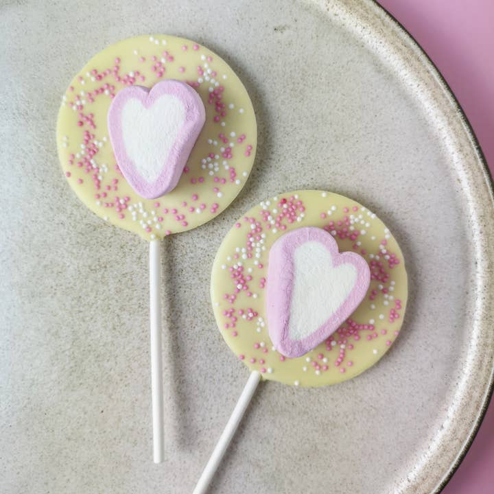 The Slabb – wholesale Lollipop – Heart Marshmallow Chocolate Lollipop