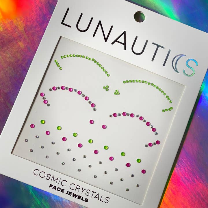 Lunautics - Vendita all'ingrosso Glitter/Illuminante corpo - Adesivi per viso e occhi con pieghe al neon5