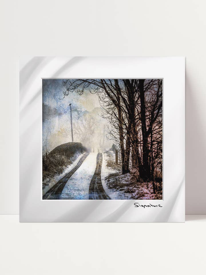 Winter Road for wholesale by Ecosse Encaustics Cards