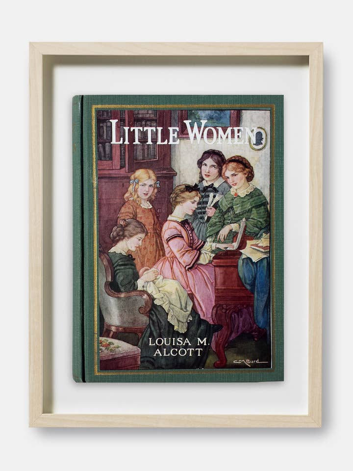 Little Women by Louisa M. Alcott Book Cover Print for wholesale by The Curious Desk
