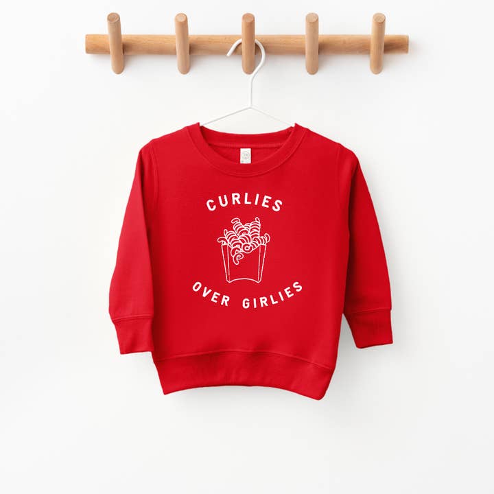 Saved by Grace Co. - Wholesale Sweatshirt - Kids - Curlies Over Girlies Pullover