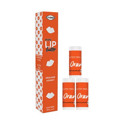 Orange Honey Lip Butter Box for wholesale by PUREfactory Naturals