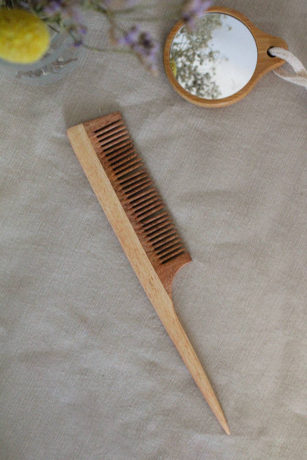 Me Mother Earth - Wholesale Hair Brush/Comb - Neem Wood Comb3