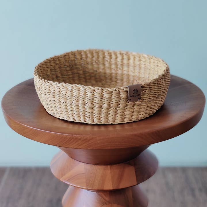 Venyo Woven Basket | Woven Storage Basket | Grass Basket for wholesale by SOLOKO