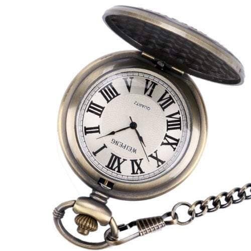 WoodWristCo - Wholesale Wrist Watch - Men's - Dad Gift Watch Special Design Quartz Pocket Watch
