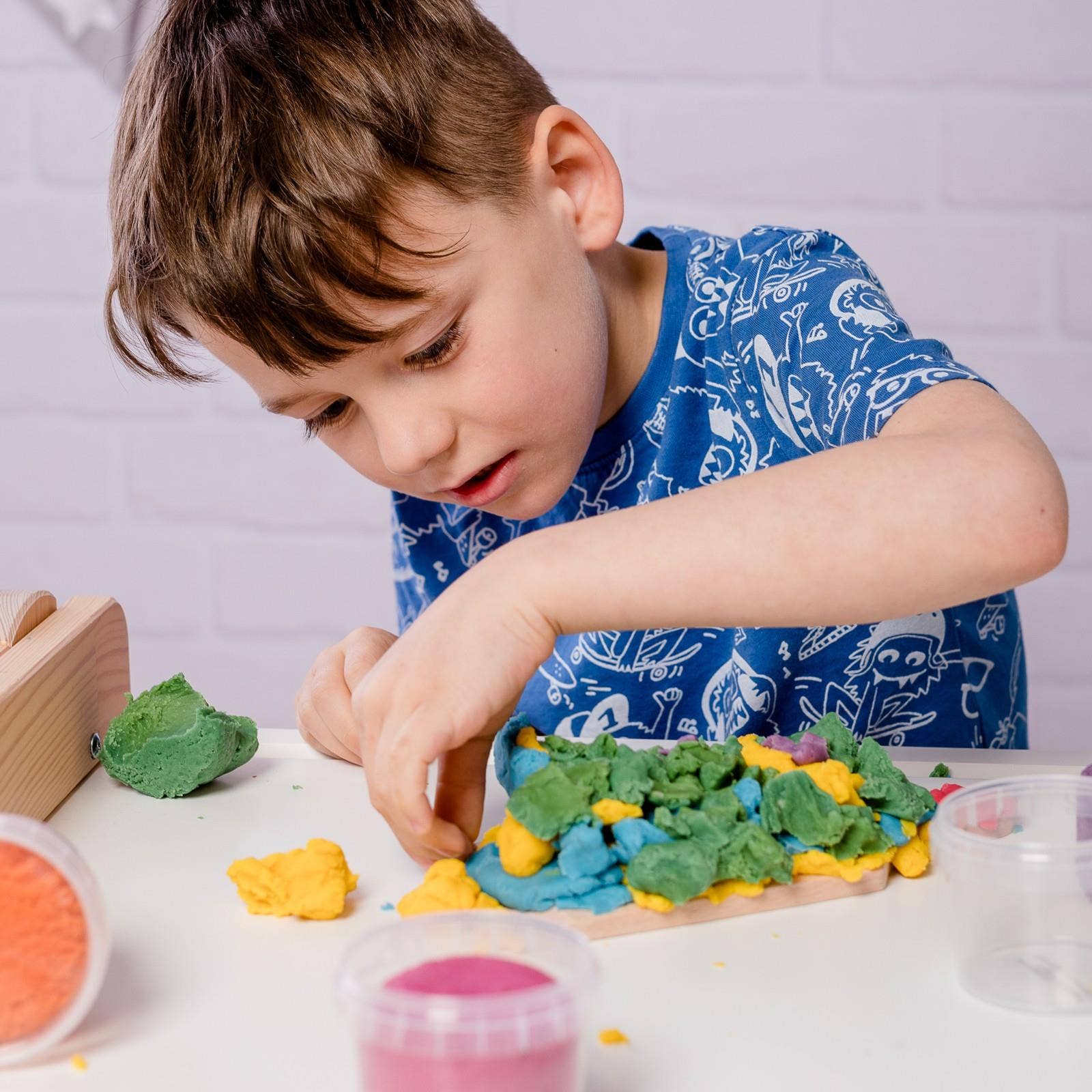 NEOGRÜN - Wholesale Putty/Slime - Kids - Organic vegan easy dough set of 4 “Loki”5