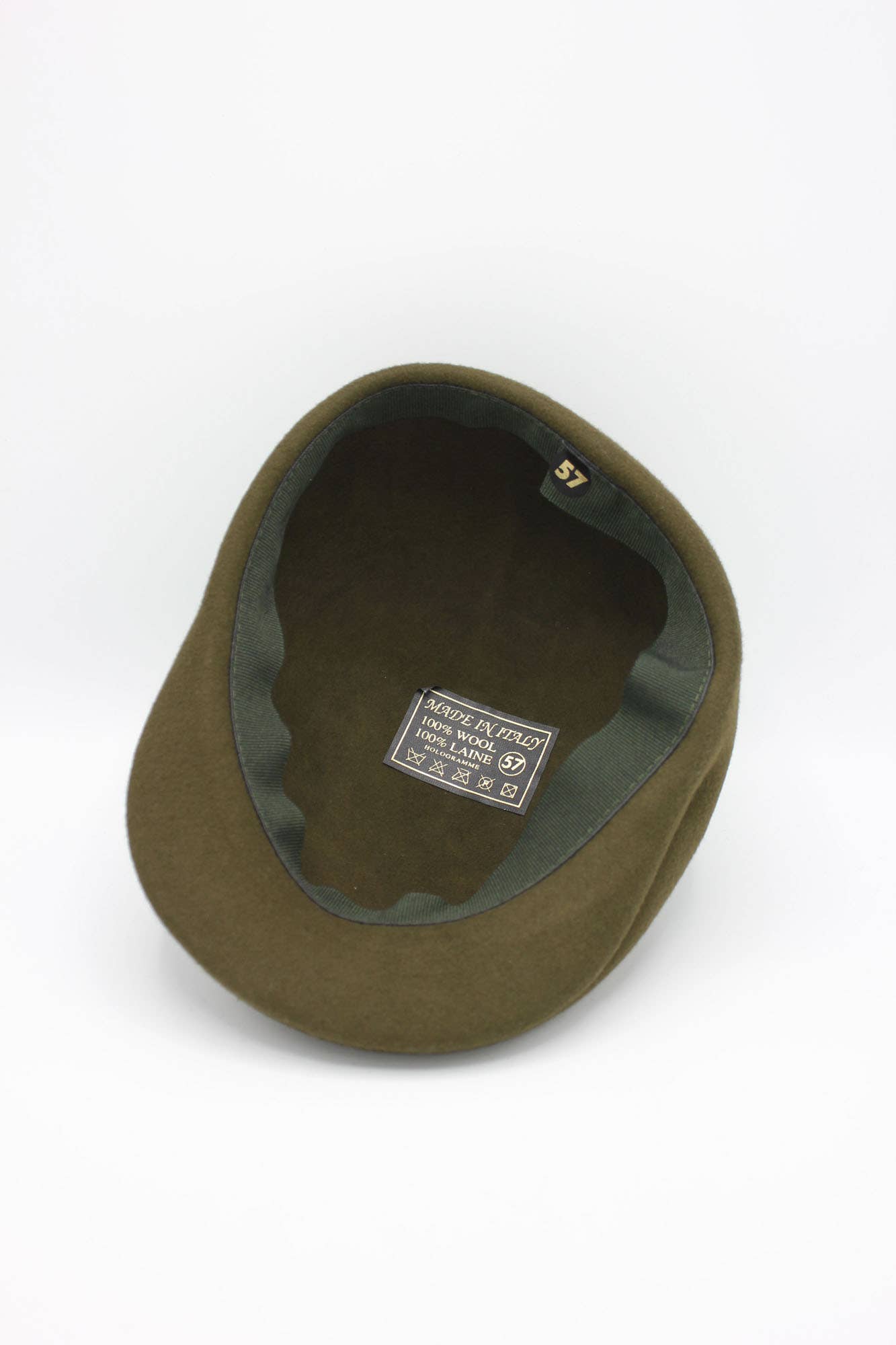 Hologramme Paris – Engroshandel Newsboy/schoolboy hat - Unisex – Klassisk italiensk ensfarvet uldhue med kuppelform26