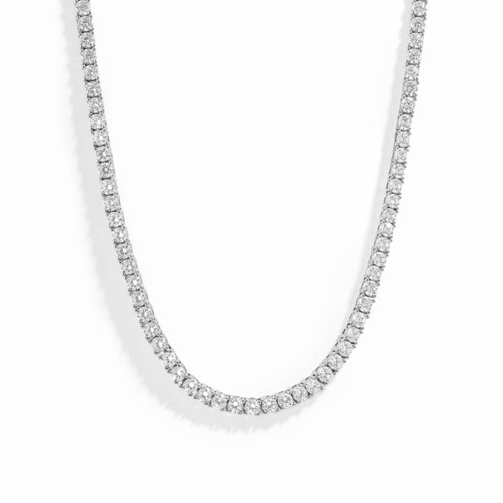 Sami Jewels - Wholesale Link & Chain Necklace - 3mm Diamond Tennis Necklace2