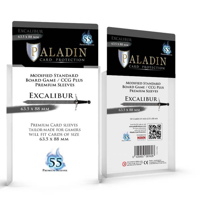 Paladin Card Protectors - Clear Gloss Regular Size for wholesale by Bridge Distribution