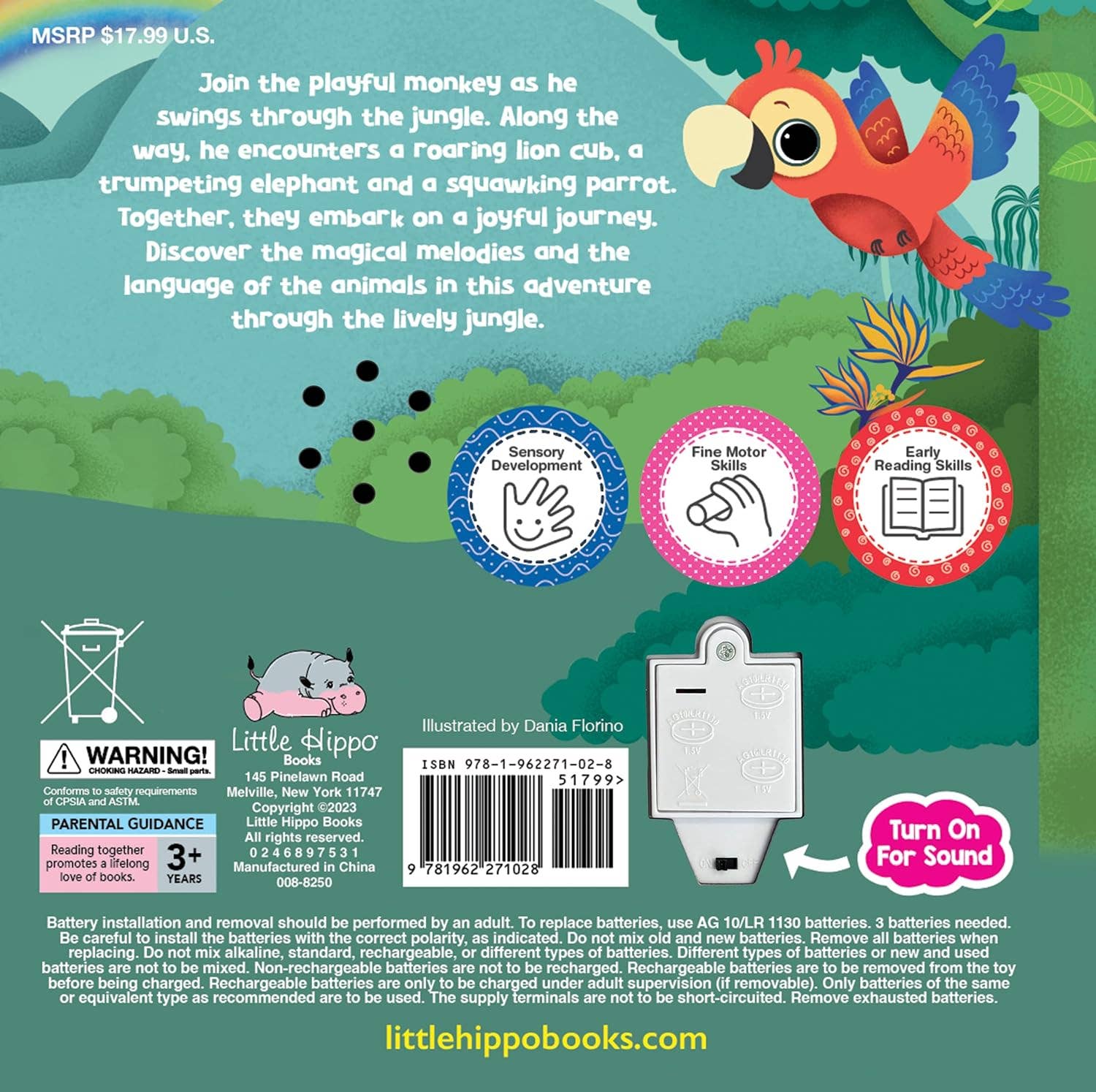 Little Hippo Books - Vente Preschool Book (3-5) - Sons de la jungle5