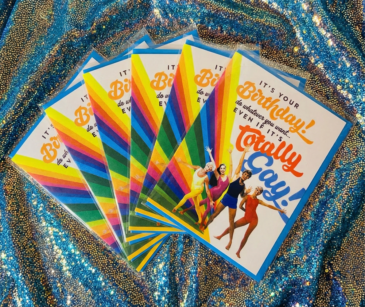 offensivedelightful - Wholesale Birthday Card - TOTALLY GAY! birthday card1