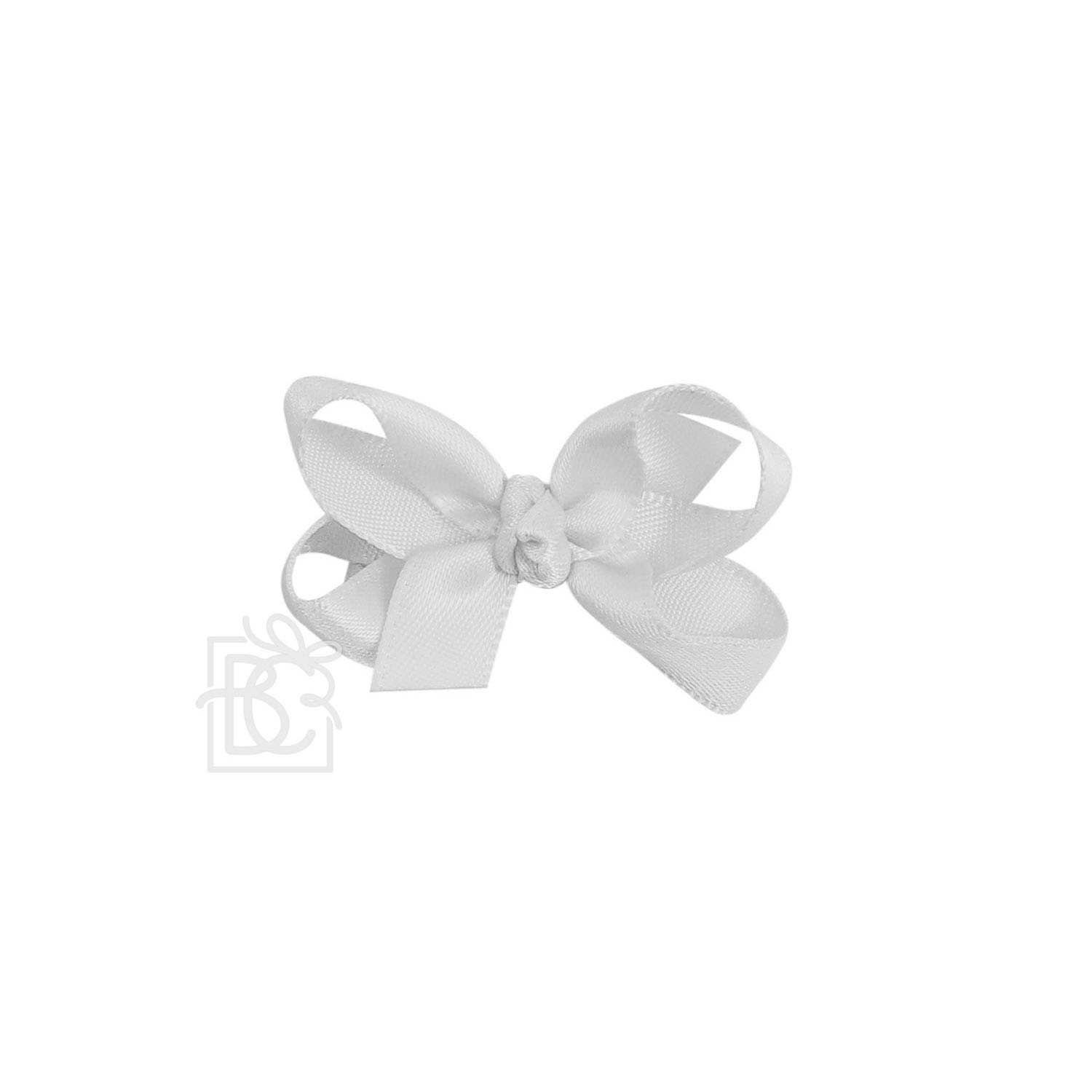 Beyond Creations, LLC - Wholesale Hair Bow - Kids - SATIN BOW ON CLIP0