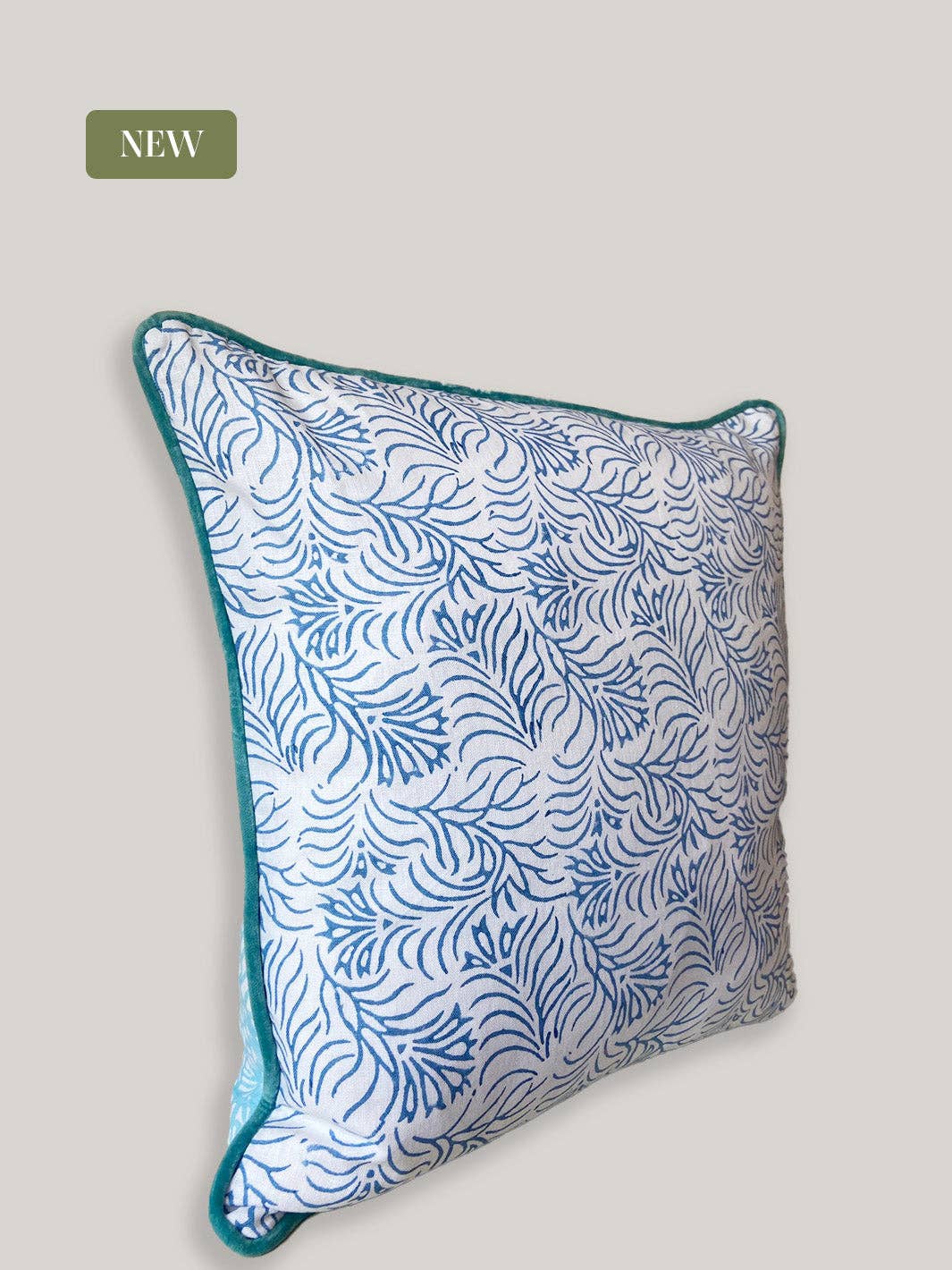 House of Roya Ltd – Engroshandel Pyntepudebetræk – Zeenat dobbeltmønstret pudebetræk i hør3