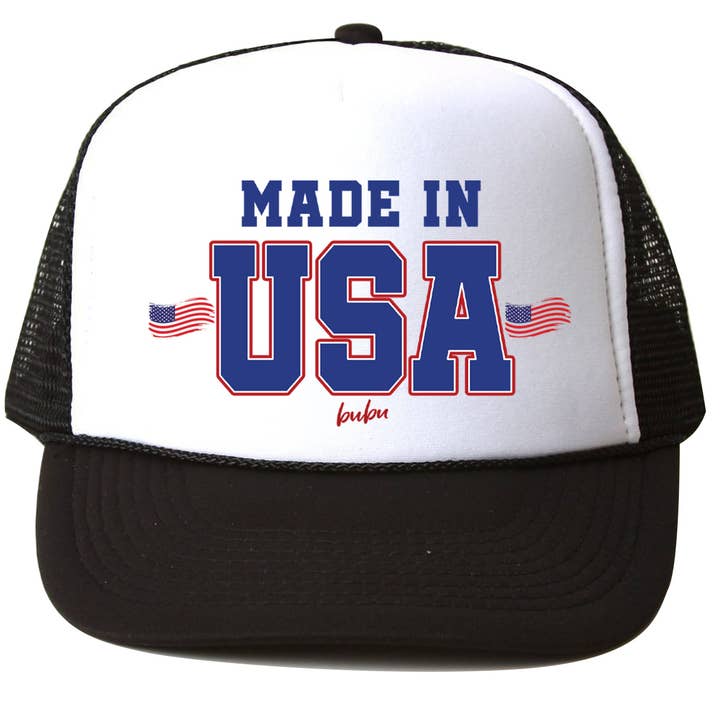 4. juli Fremstillet i USA Trucker Hat for engroshandel hos Bubu