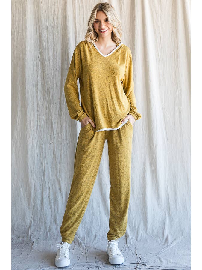 Mustard COZIEST LOUNGE SET for wholesale on Faire1