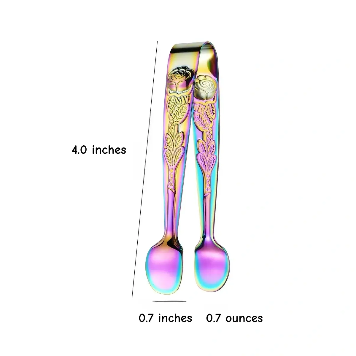 Otterware - Vendita all'ingrosso Pinze da cucina - Pinze multifunzione per zucchero/antipasti di design (finitura metallica)9