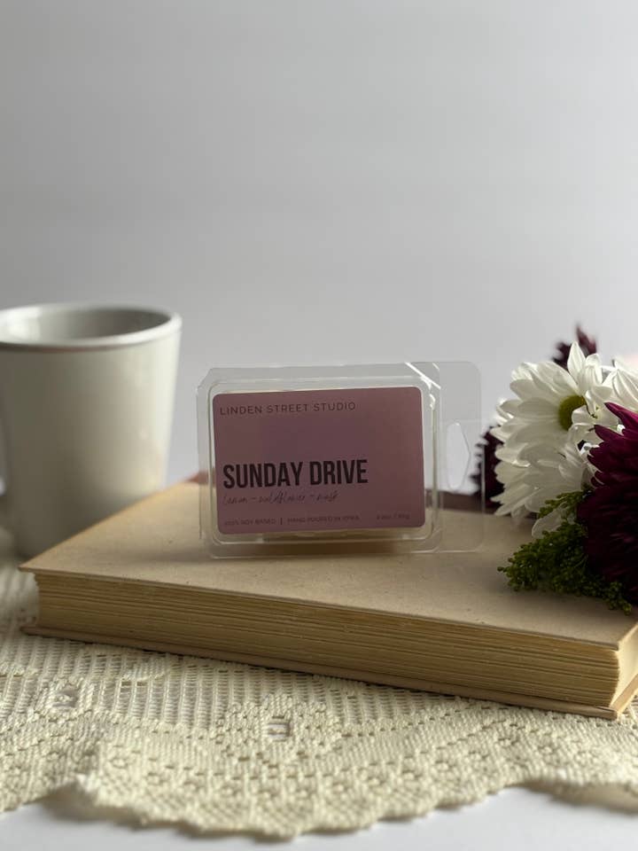 Sunday Drive Soy Melt for wholesale by Linden Street Studio