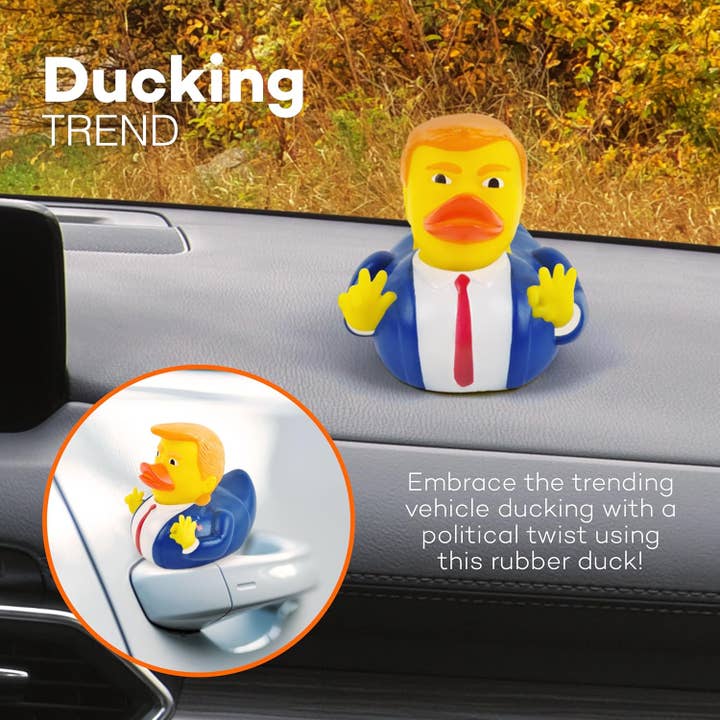 4E's Novelty - Wholesale Squishy Toy - Kids & Baby - 4E's Novelty Donald Trump Large Rubber Duck 3.15"2