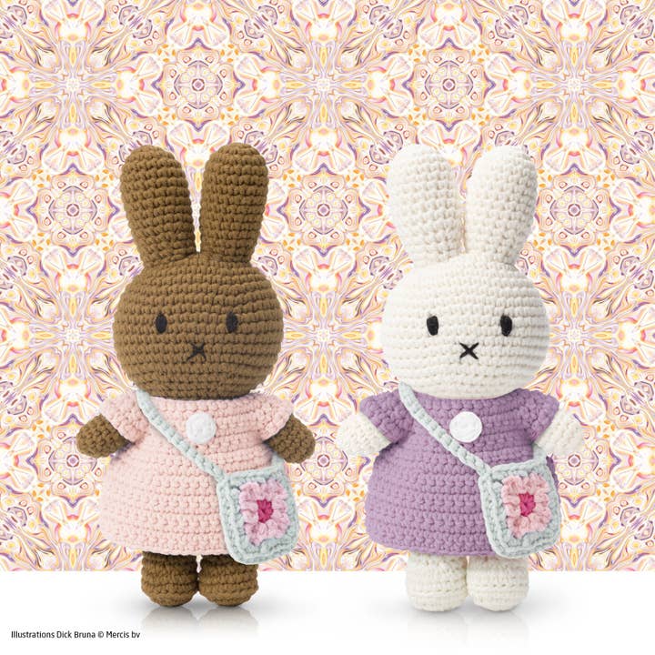 Just Dutch US - Wholesale Stuffed/Plush Toy - Kids & Baby - Miffy and her flower bag1