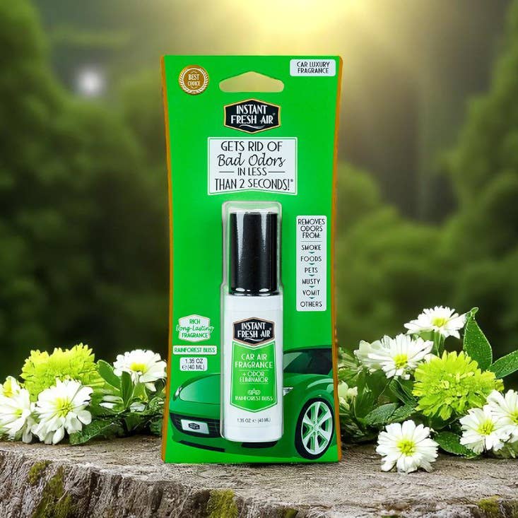 Instant Fresh Air - Wholesale Car Freshener - Unisex - Car Air, Rainforest Bliss, 1.35 Oz (40 Ml).  -Display7