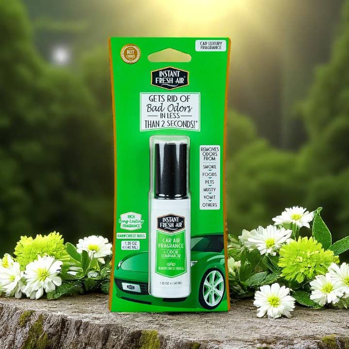 Instant Fresh Air - Wholesale Car Freshener - Unisex - Car Air, Rainforest Bliss, 1.35 Oz (40 Ml). -Display7