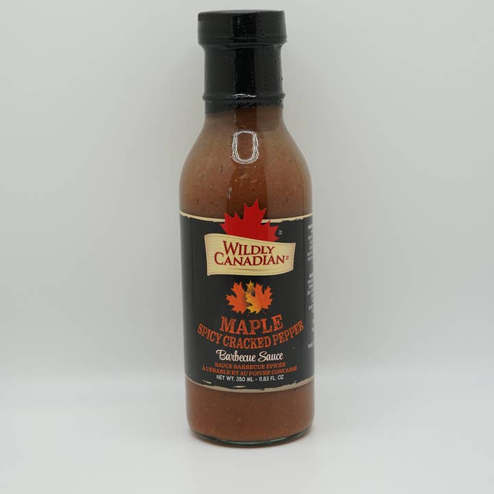Maple Spicy Cracked Pepper BBQ Sauce for wholesale by Wildly Canadian