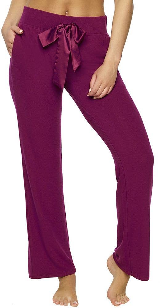 Purple Felina Musing Lounge Pants FE900521 for wholesale on Faire1