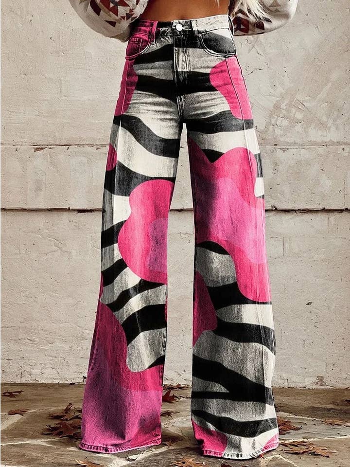 Tourtiwi - Wholesale Pants - Women's - Loose plus size women's casual pants thin trousers wide leg