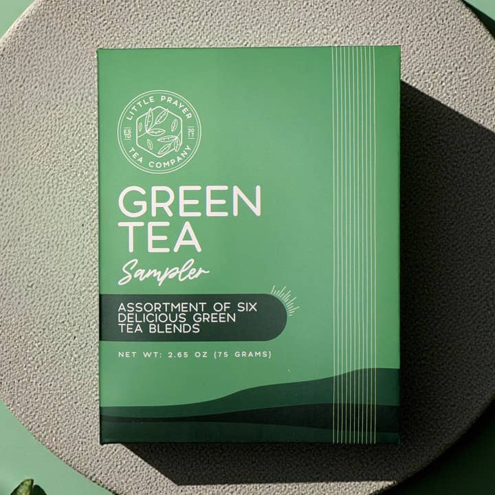 Caixa de Oferta de Amostras de Chá Verde por atacado de Little Prayer Tea Company