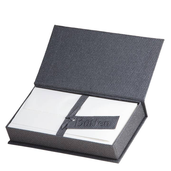 Card cassette DL laid paper silk lining 15 pieces for wholesale by Rössler Papier