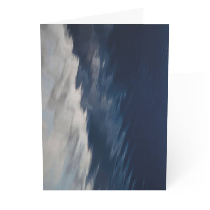 Blue Storm 5x7 Greeting Card for wholesale by melissa anne COLORS