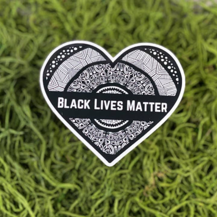 Black Lives Matter Vinyl Sticker 5-Pack for wholesale by Beautiful Mind Design