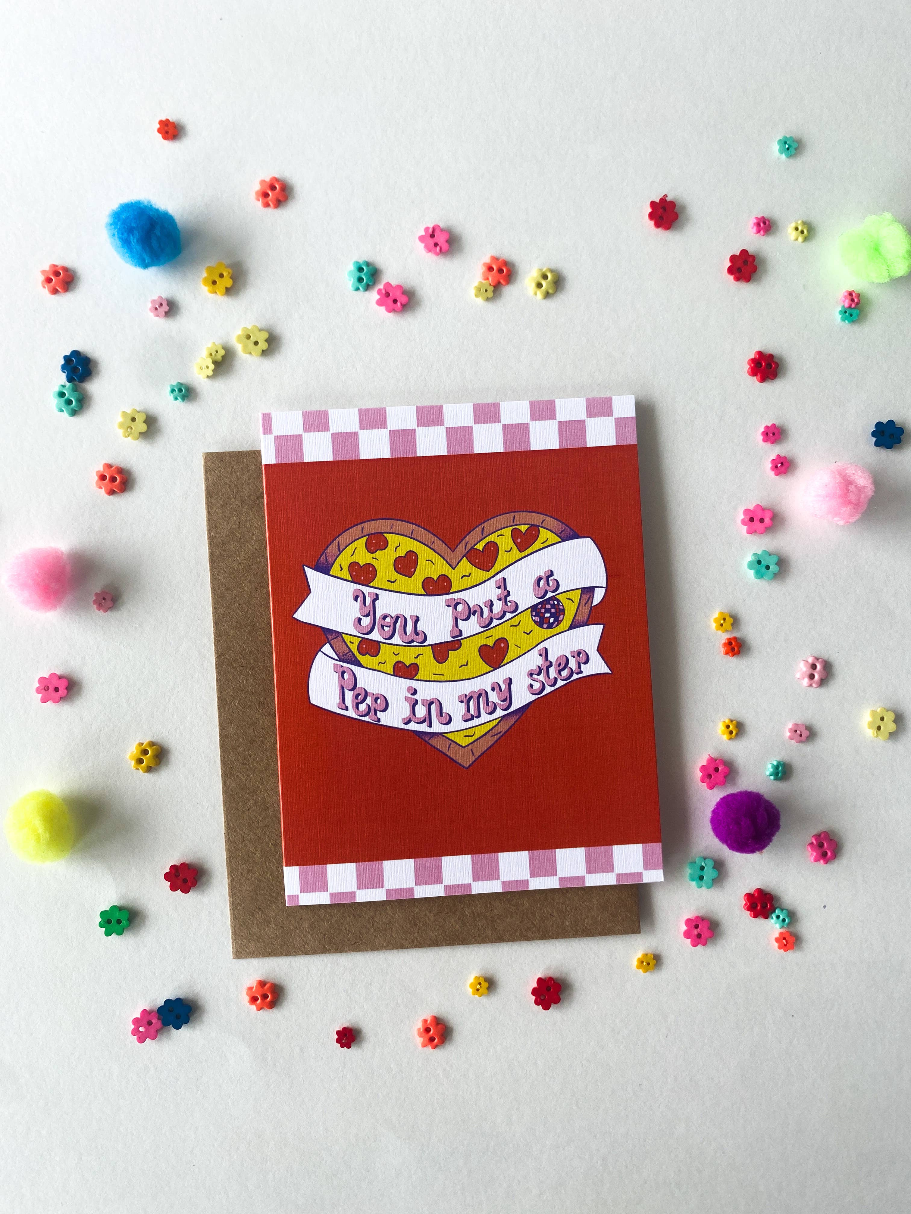 Charmed Life Designs - Wholesale Love Card - Pep In My Step Greeting Card