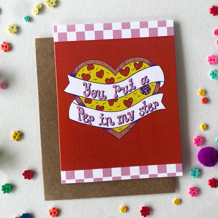 Charmed Life Designs - Wholesale Love Card - Pep In My Step Greeting Card0