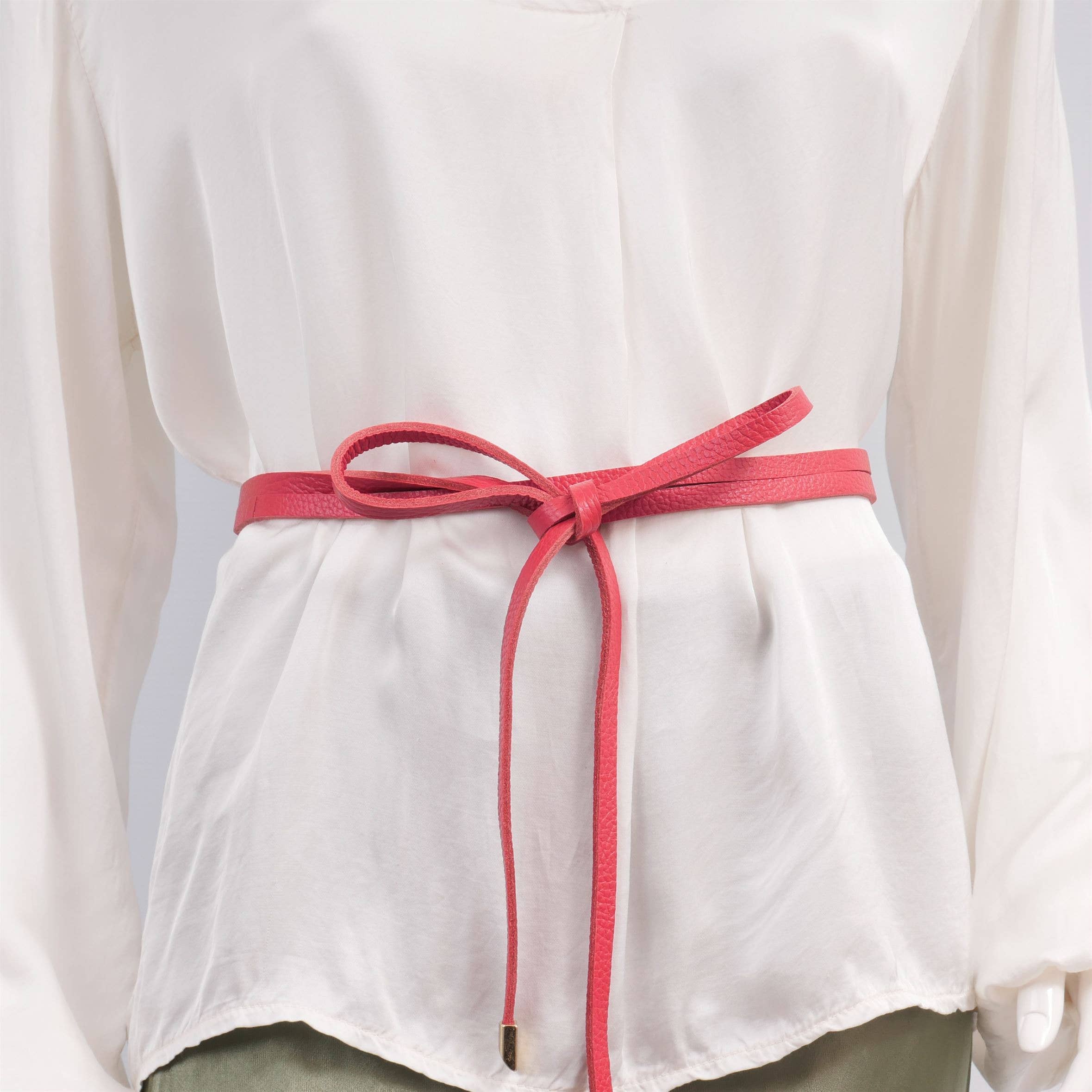 Cecile Wang - Vendita all'ingrosso Cintura - Donna - Cintura a corda in pelle BK0070