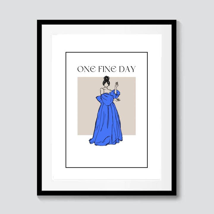 Impression d'art A4 Un beau jour pour la vente par STETCH