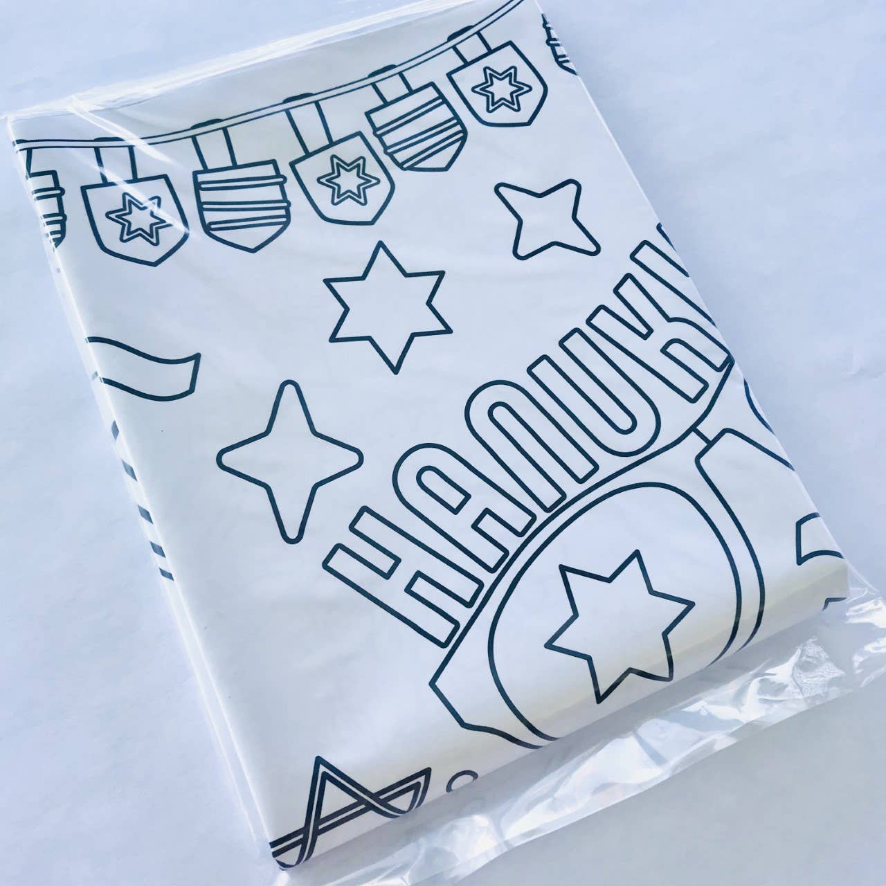 Creative Crayons Workshop – Toalha de mesa para colorir - Crianças e bebés por atacado – Toalha de Mesa para Colorir Hanukkah | Atividade Infantil7